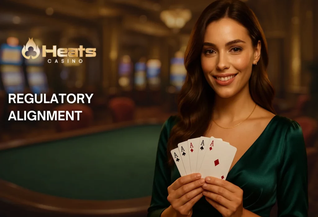 Heat Casino regulatory alignment.